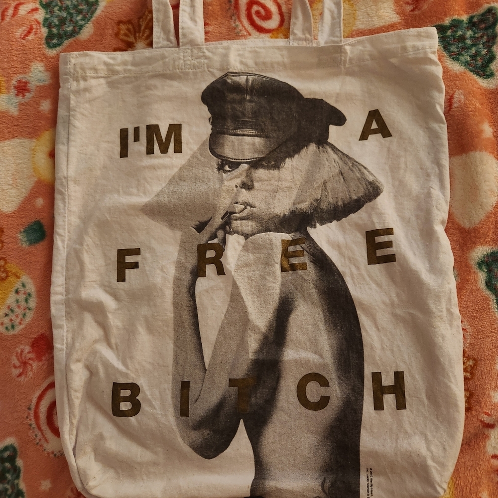 Rare Lady Gaga lightweight tote bag